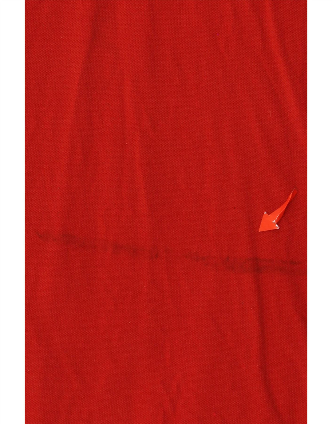 Camisa polo masculina Diadora pequena algodão vermelho