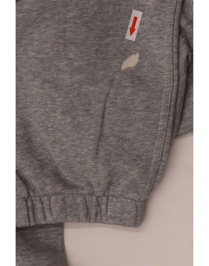 Calça de treino masculina Nike joggers cinza médio algodão manchado