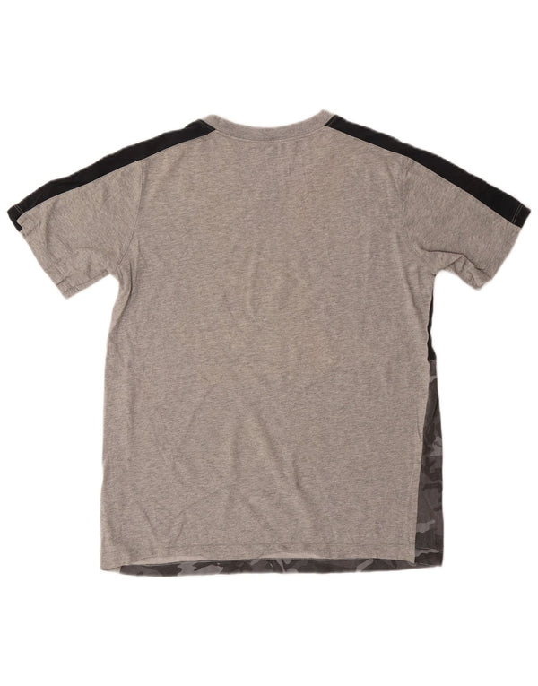 Camiseta Nike Menino Top 13-14 Anos XL Cinza Camuflagem