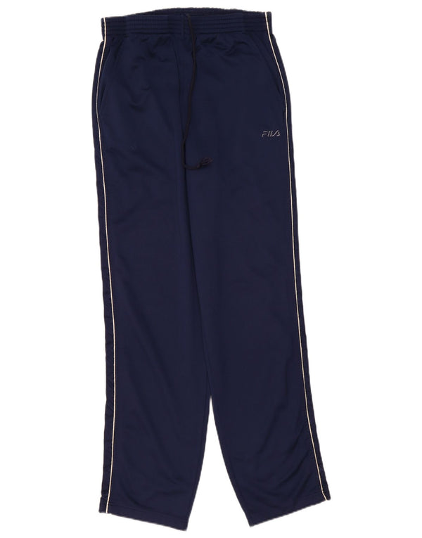 Calça de treino masculina Fila pequena azul marinho