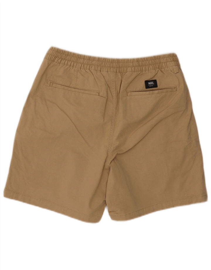 VANS Mens Casual Shorts Médio W30 Algodão Bege
