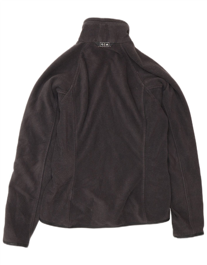 Adidas Womens Clima Proof Fleece Jacket UK 12 Médio Preto Poliéster