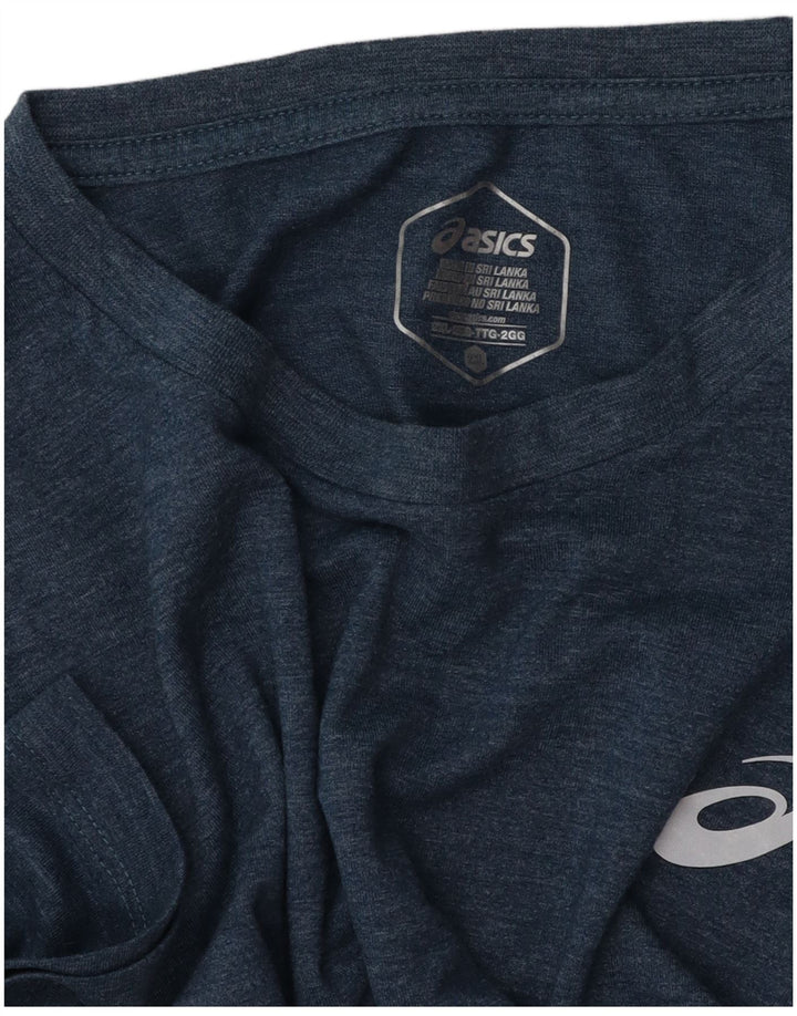 Camiseta ASICS masculina grande e alta 2XL azul