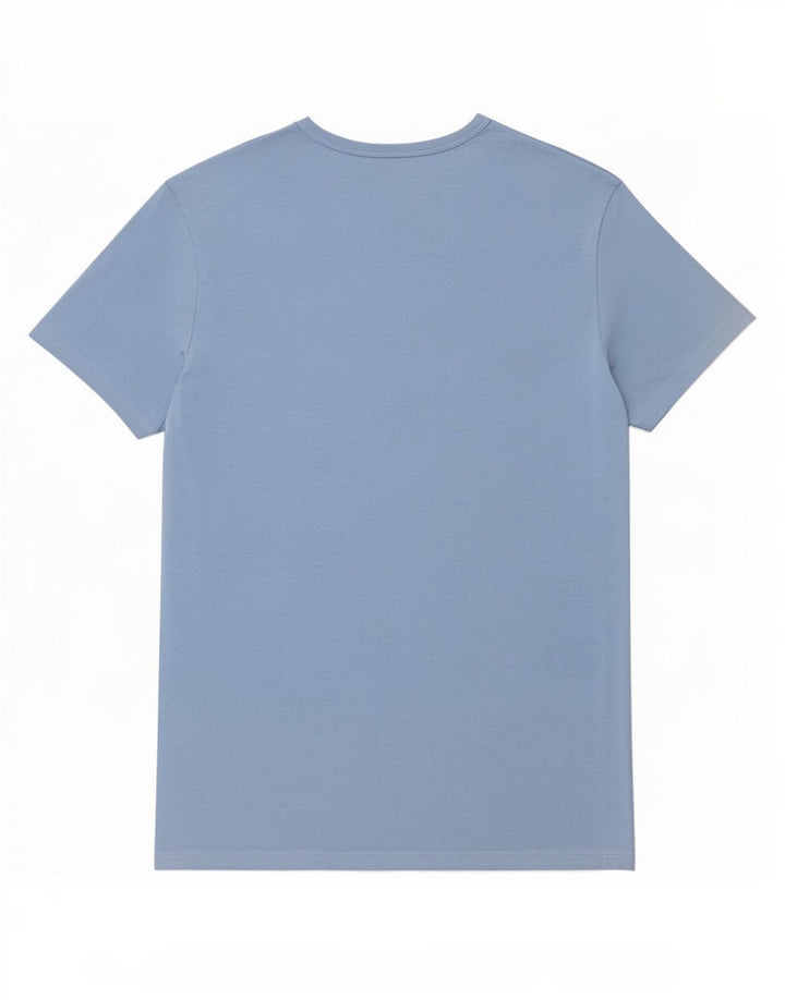 Camiseta masculina Paul Smith top pequeno algodão azul