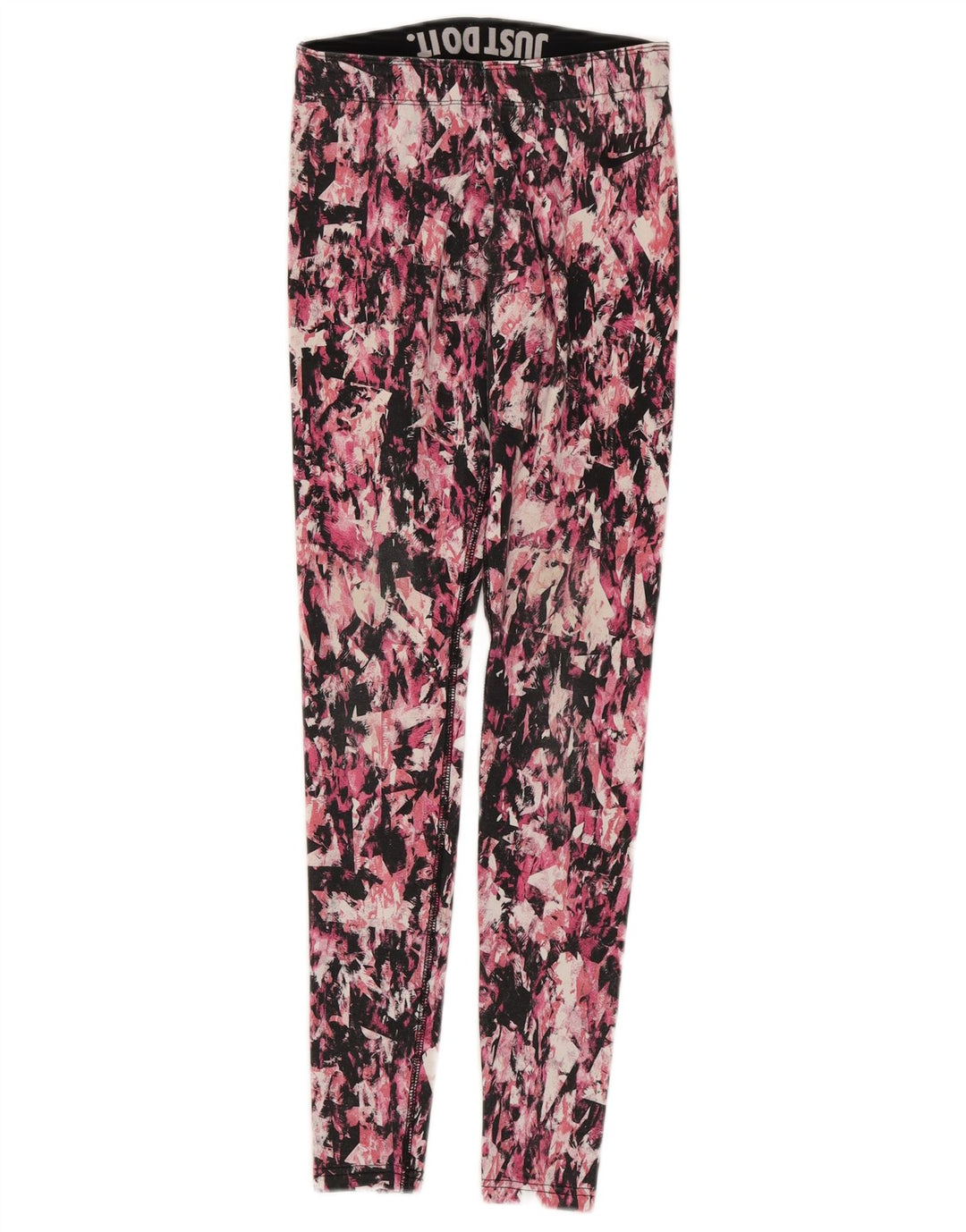 Leggings femininas Nike Abstract Pattern UK 4 XS rosa algodão