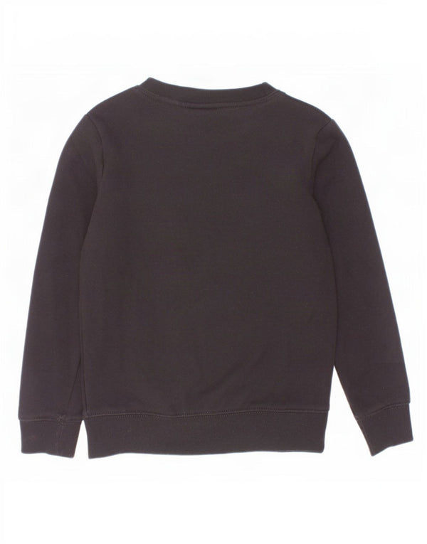Moletom gráfico Nike Boys Jumper 5-6 anos médio preto algodão