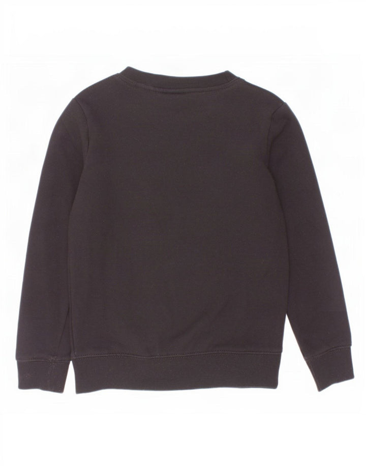 Moletom gráfico Nike Boys Jumper 5-6 anos médio preto algodão