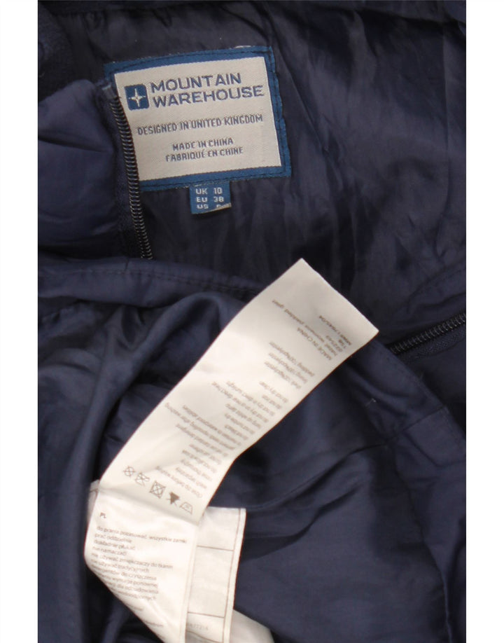 Mountain Warehouse Womens acolchoado Gilet UK 10 pequeno poliéster azul marinho