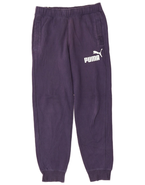 Calça esportiva masculina Puma Graphic Joggers médio algodão azul marinho