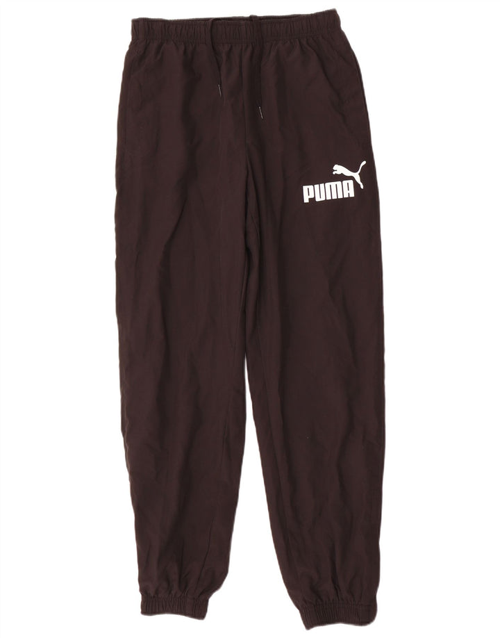 PUMA Boys Graphic Calças de treino joggers 13-14 anos preto poliéster