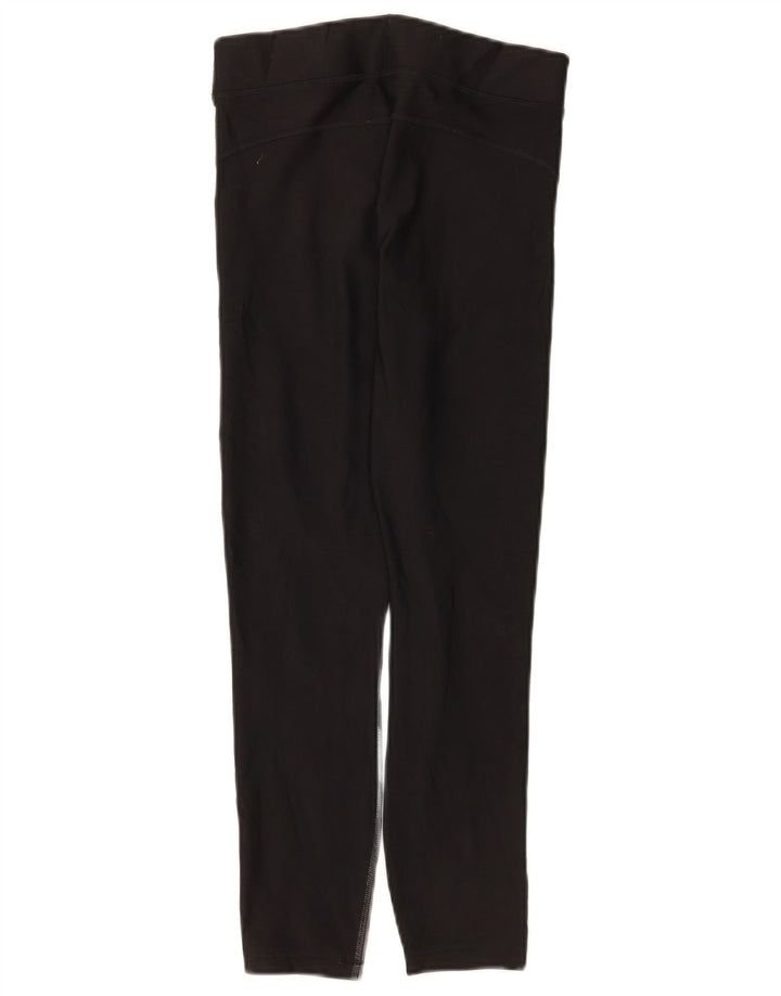 Under Armour Womens Leggings UK 10 Poliéster Geométrico Preto Pequeno