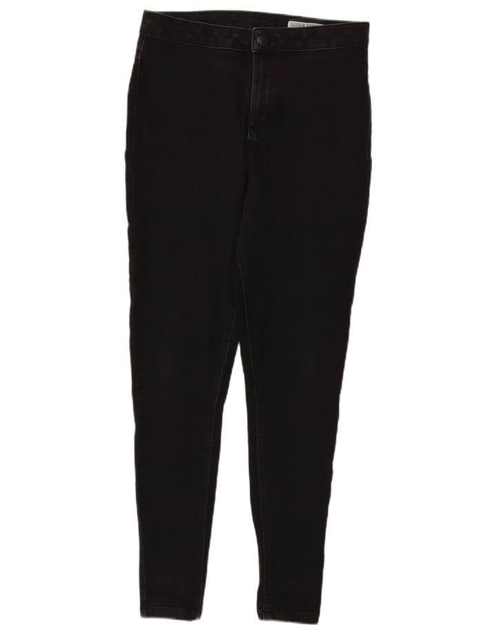 Jeans Marks & Spencer Regular Skinny Feminino Reino Unido 12 Médio W28 L27 Preto