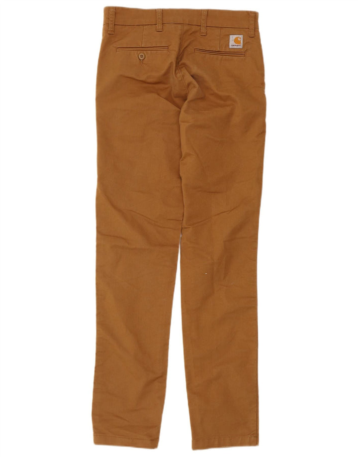 Calça Carhartt masculina Sid Slim Chino W29 L32 algodão bege