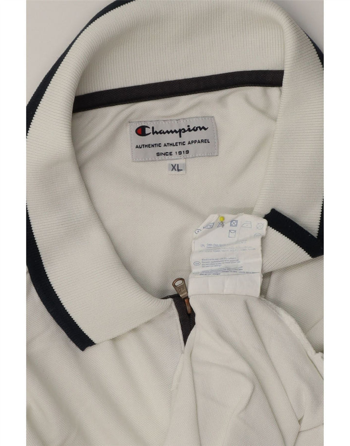 Camisa polo masculina Champion XL algodão branco
