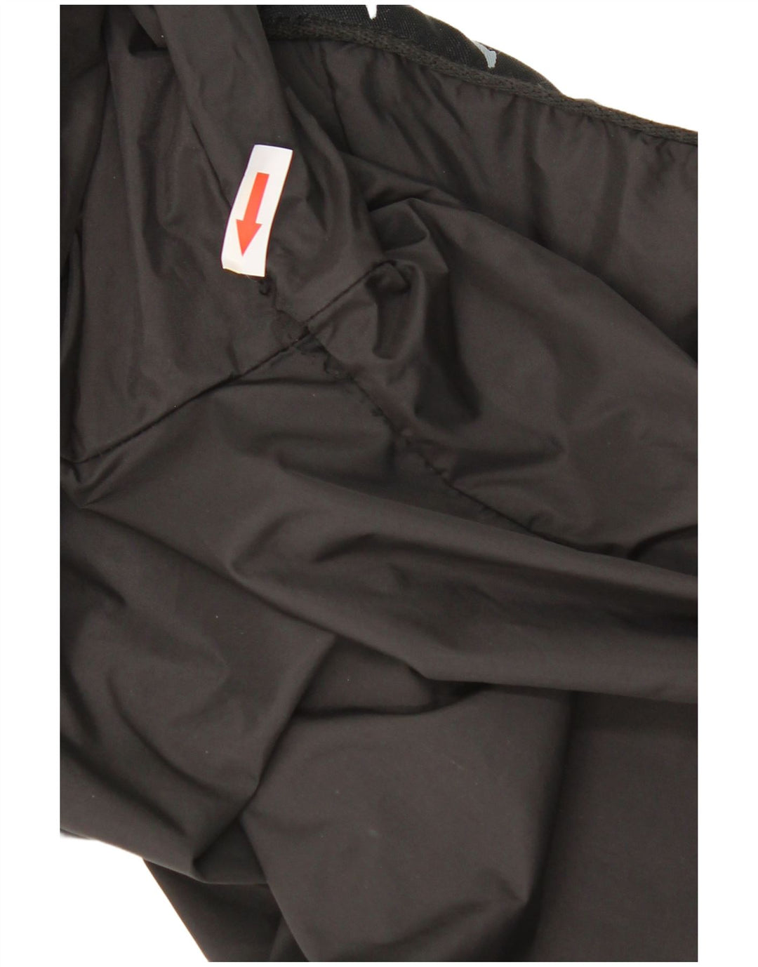 Jaqueta de chuva masculina Kappa com capuz gráfico Reino Unido 38 médio preto nylon