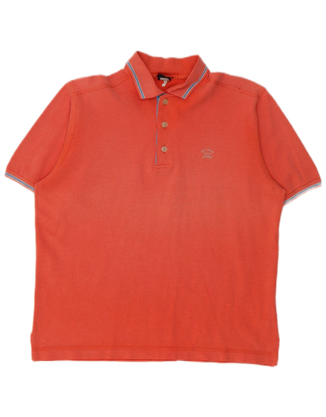 Camisa polo masculina PAUL & SHARK laranja médio