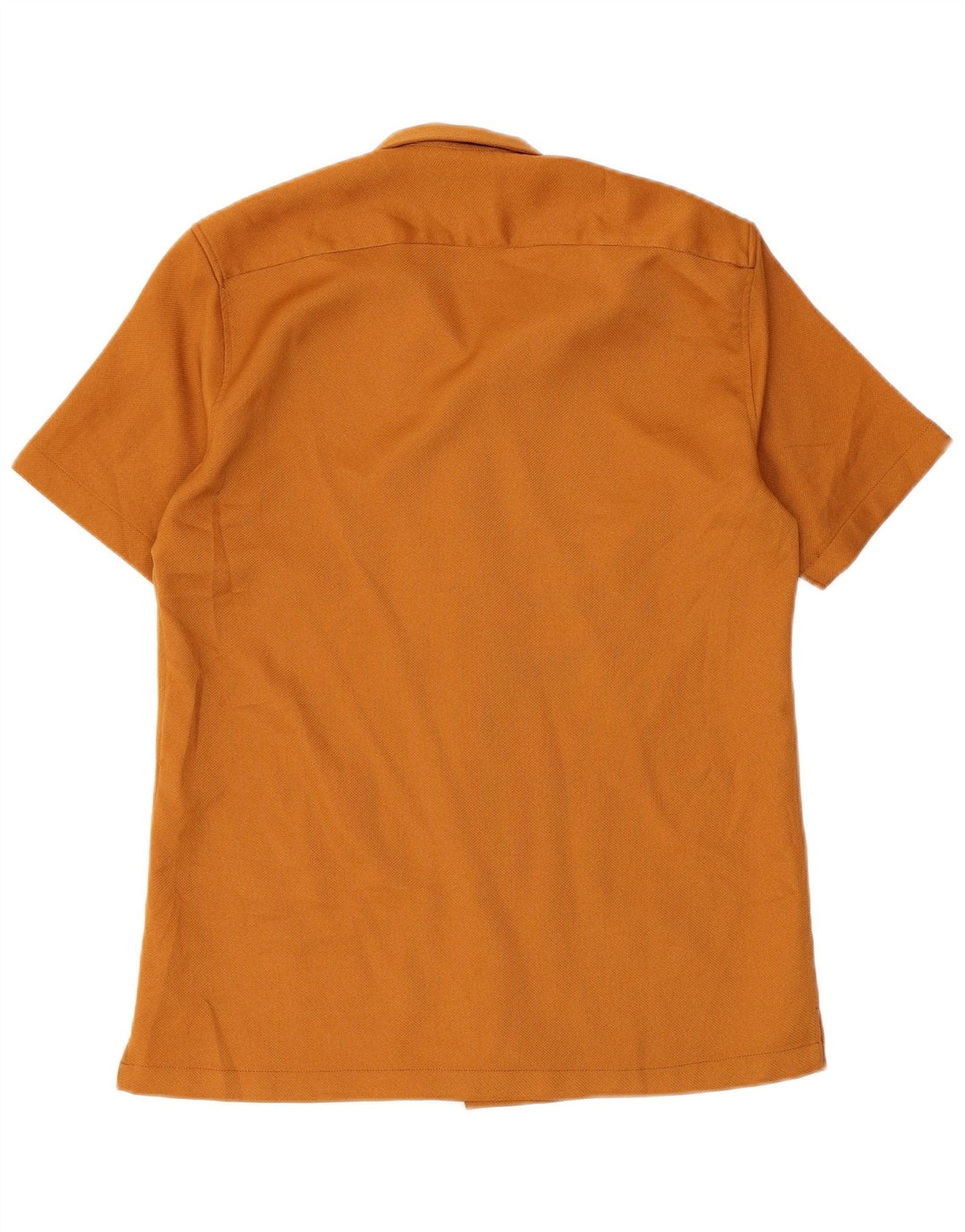 Zara Camisa masculina de manga curta e ajuste relaxado pequena marrom