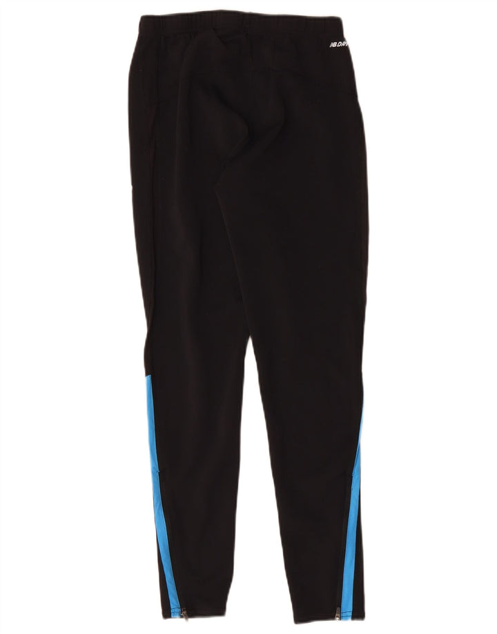 Calça de treino feminina New Balance médio preto colorblock