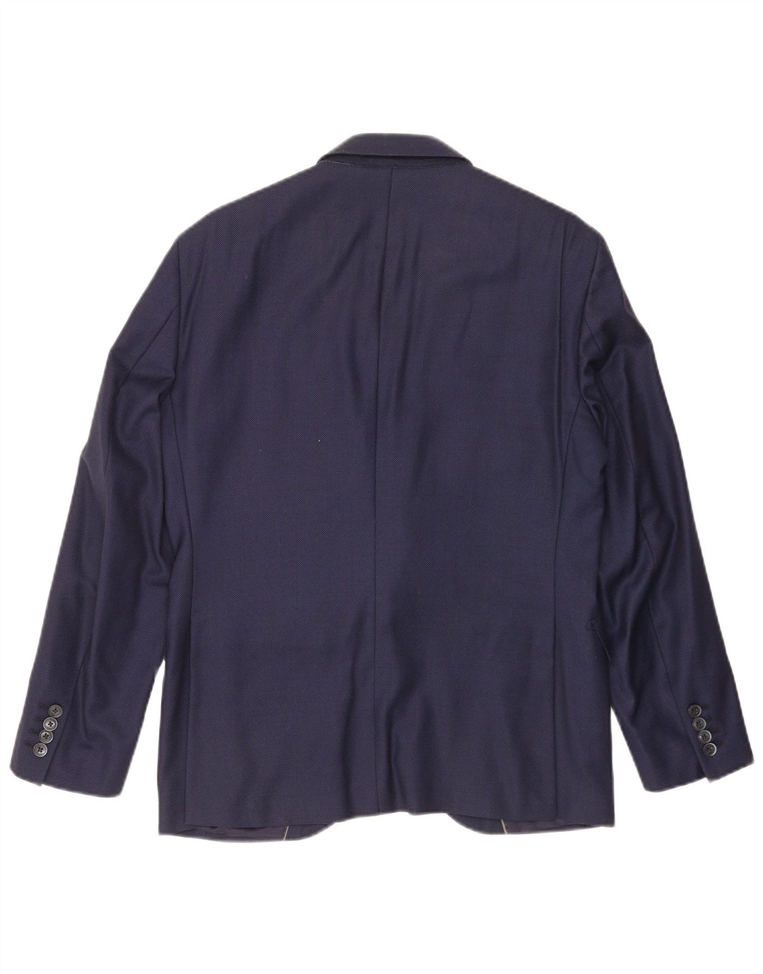 Jaqueta blazer masculina Hackett com 2 botões Reino Unido 40 grande lã azul marinho