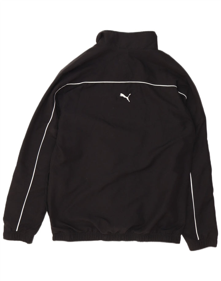 PUMA Masculino Graphic Tracksuit Top Jaqueta Pequena Preta