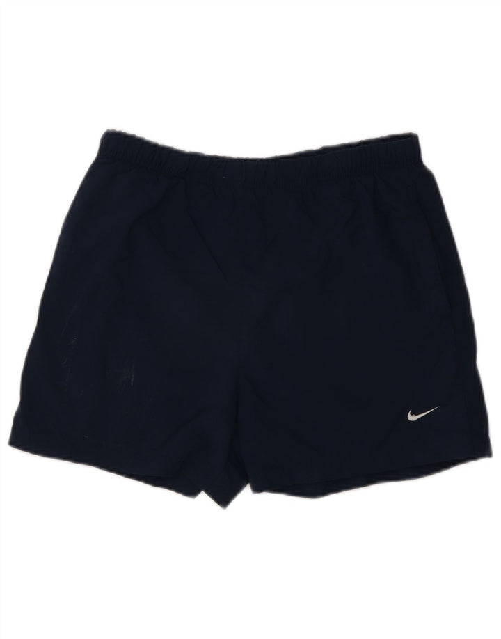Shorts de natação Nike Boys 12-13 anos grande azul marinho nylon