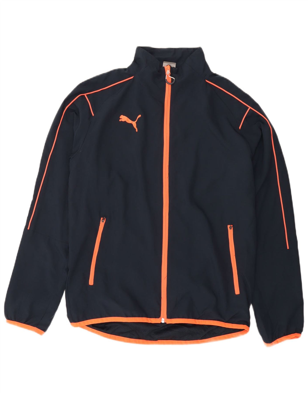 PUMA Mens Tracksuit Top Jacket Pequeno Poliéster Azul Marinho