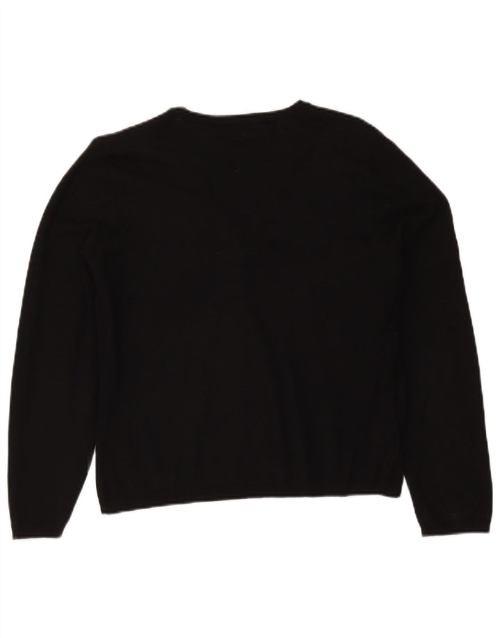 Suéter cardigã feminino Marks & Spencer UK 14 viscose preta média