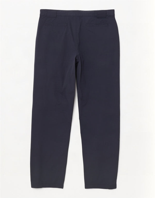 Reebok Mens Pegged Chino Calças W38 L32 Azul Marinho Nylon