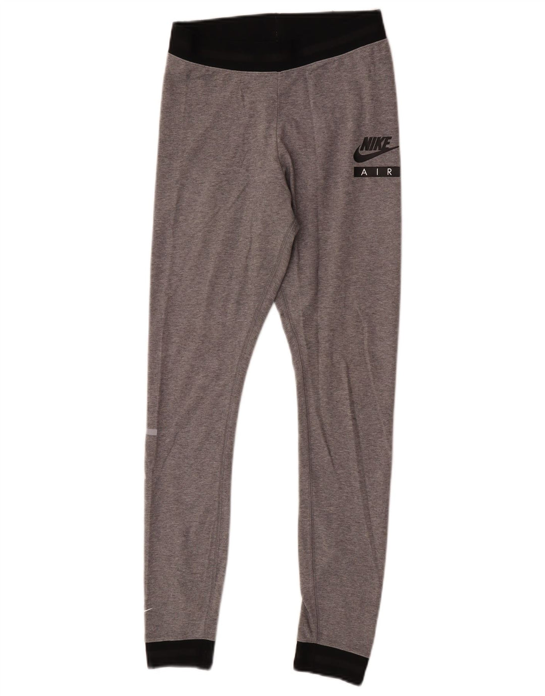 Leggings Nike Femininas UK 10 Pequenas Cinza Colorblock Algodão