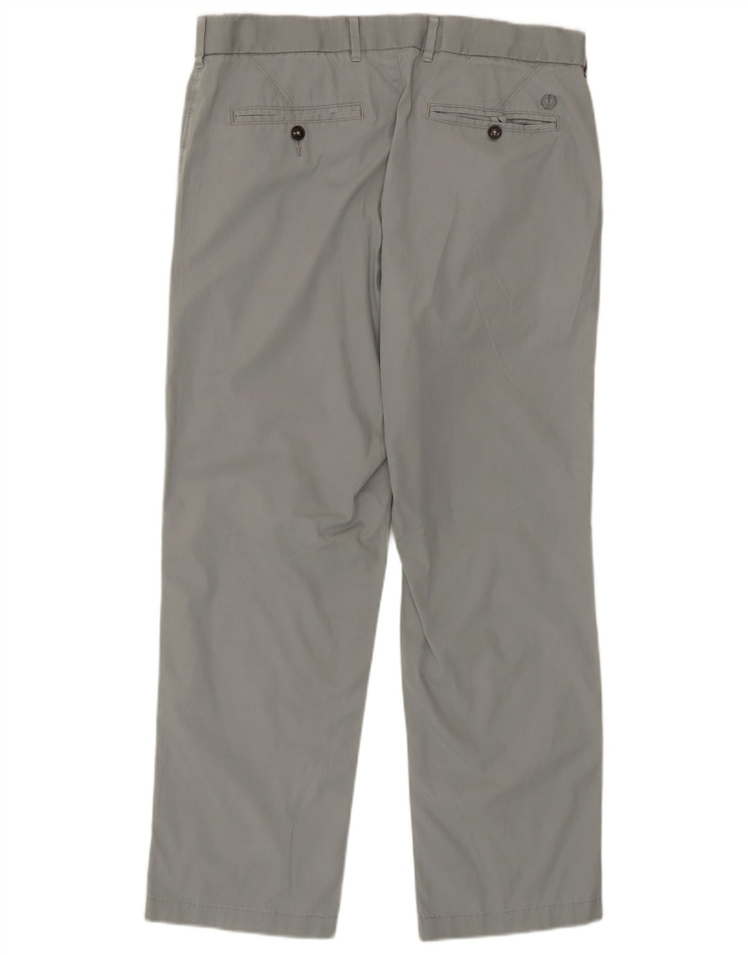 Calça Chino Regular Masculina Marks & Spencer W34 L29 Algodão Cinza