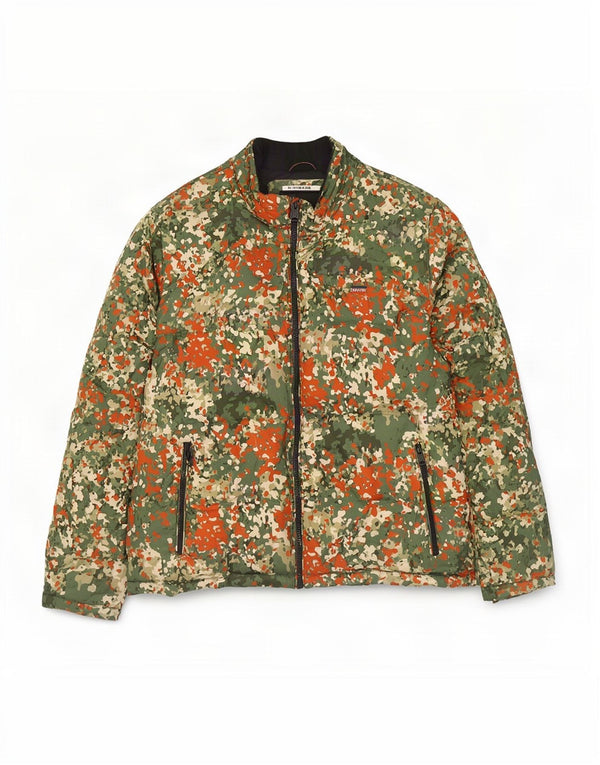 Jaqueta acolchoada masculina Levi's UK 44 2XL poliéster camuflado multicolorido