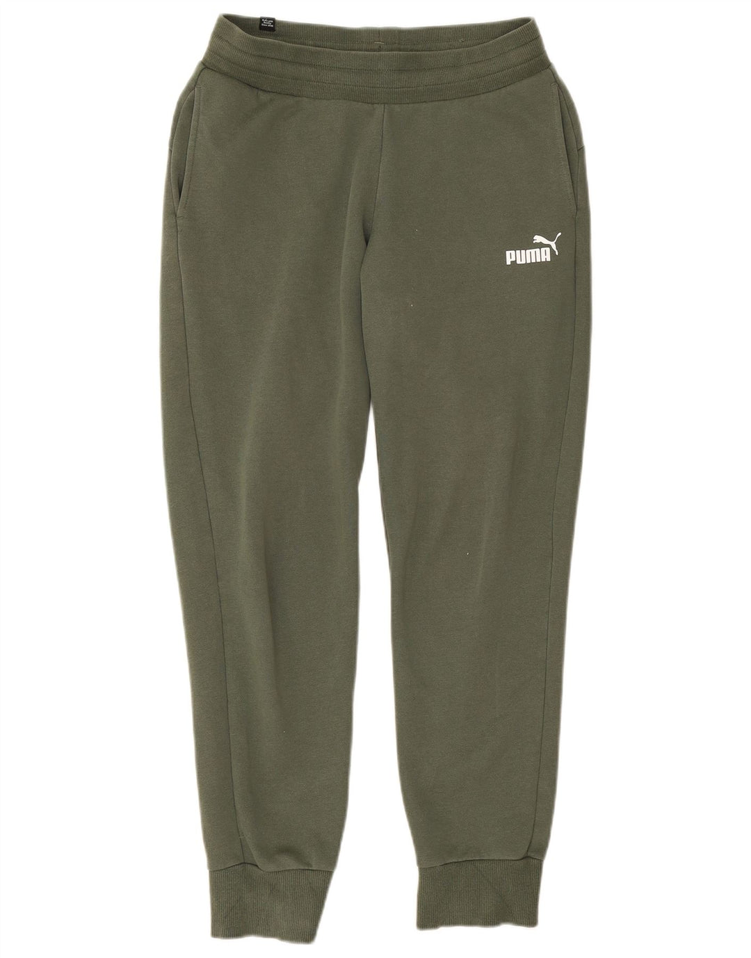 Calça esportiva masculina Puma Joggers pequena cáqui