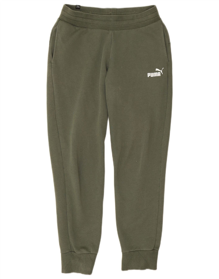 Calça esportiva masculina Puma Joggers pequena cáqui