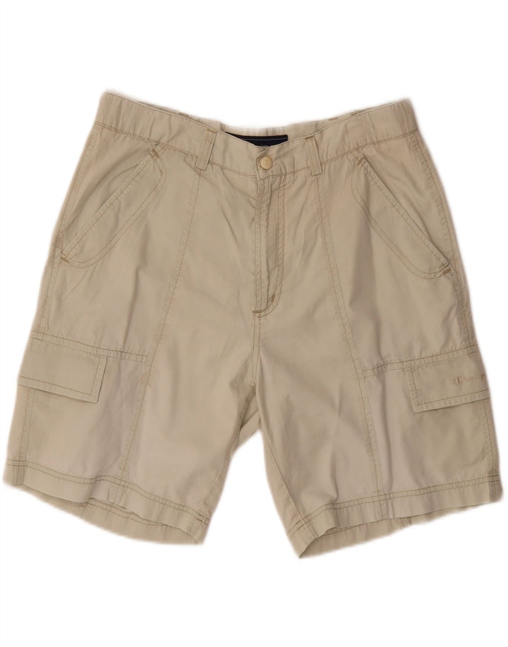 Shorts cargo masculino CHAMPION médio W32 algodão bege