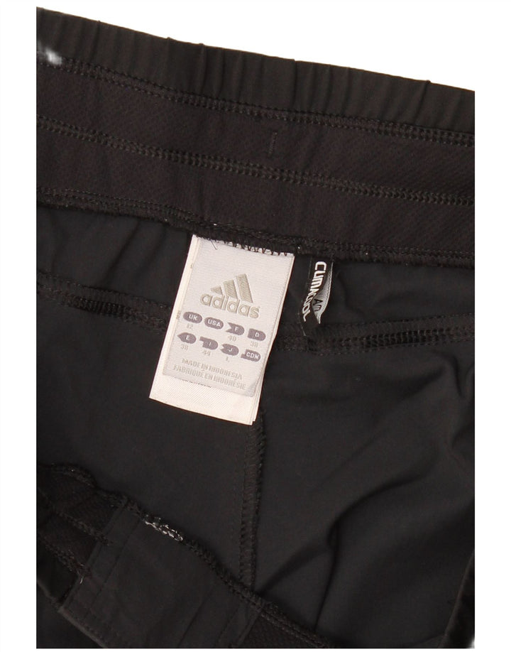 ADIDAS Womens Climacool Capri Calças de treino UK 12 Medium Black