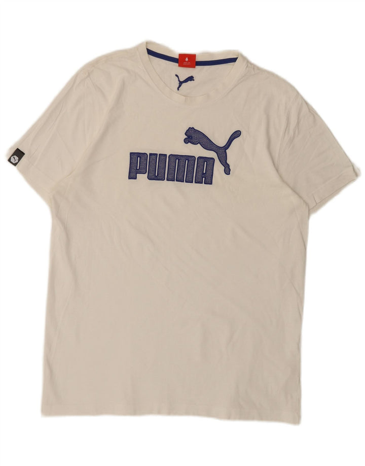 Puma Camiseta Masculina Graphic Top Grande Branco