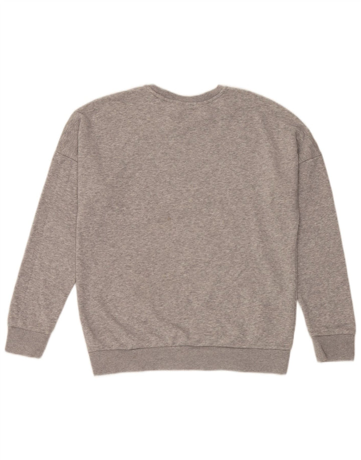 Adidas Meninos Graphic Sweatshirt Jumper 13-14 Anos Cinza Algodão