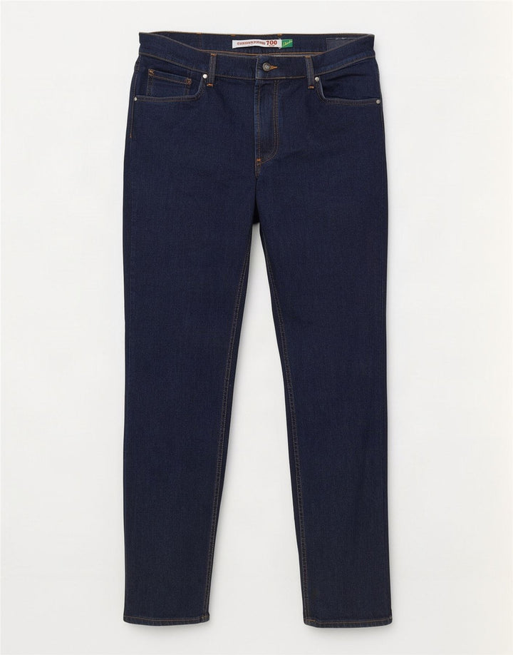 Carrera Masculino 700 Straight Jeans W38 L34 Azul Marinho Algodão