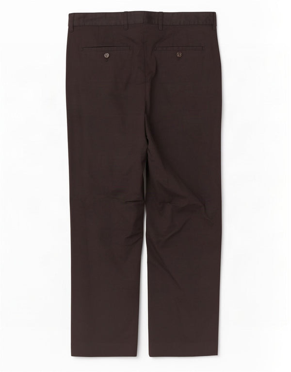 Zara Calça Chino Masculina Reta EU 42 Grande W32 L31 Marrom