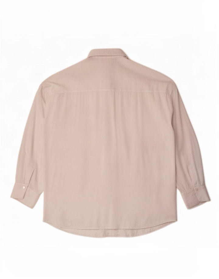 Zara Camisa Oversized Feminina Reino Unido 16 Grande Branco
