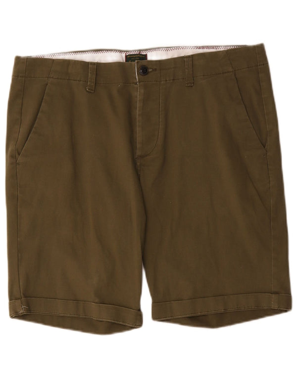 Shorts Chino Masculino Jack & Jones Grande W36 Algodão Cáqui