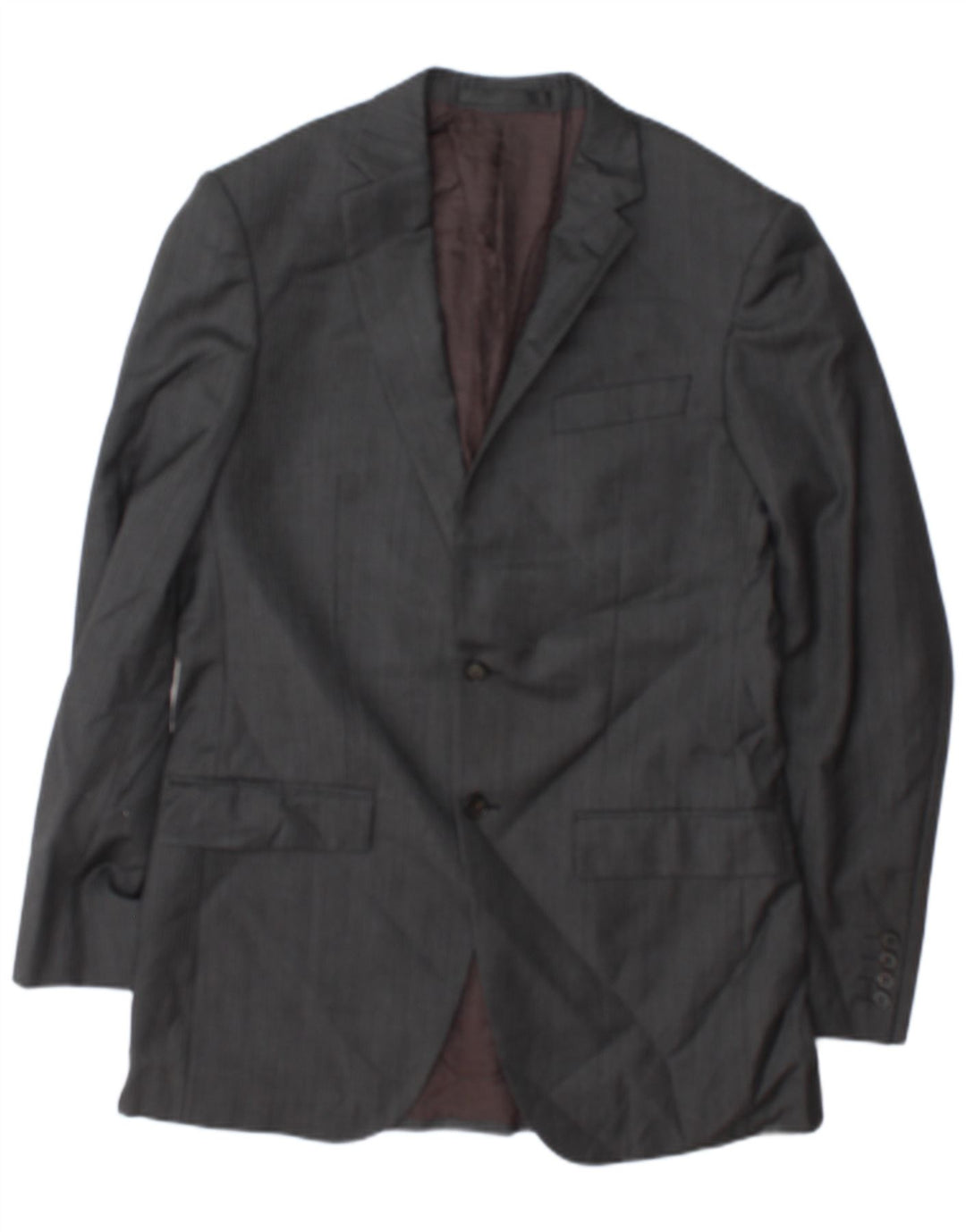 Jaqueta blazer masculina Zignone com 2 botões Reino Unido 38 cinza médio