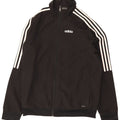 Adidas Mens Climalite Tracksuit Top Jacket Pequeno Poliéster Preto