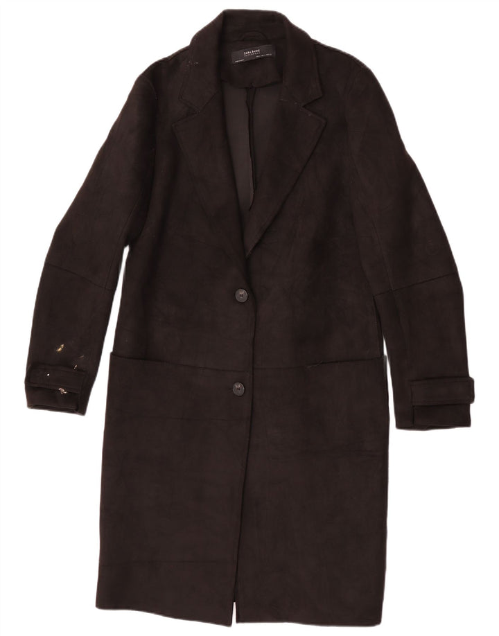 Sobretudo feminino Zara UK 10 pequeno preto