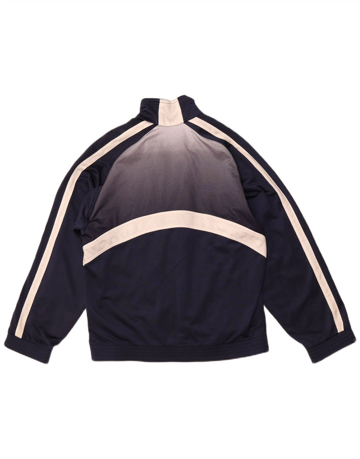 Jaqueta masculina de treino LOTTO Reino Unido 36/38 pequeno bloco colorido azul marinho