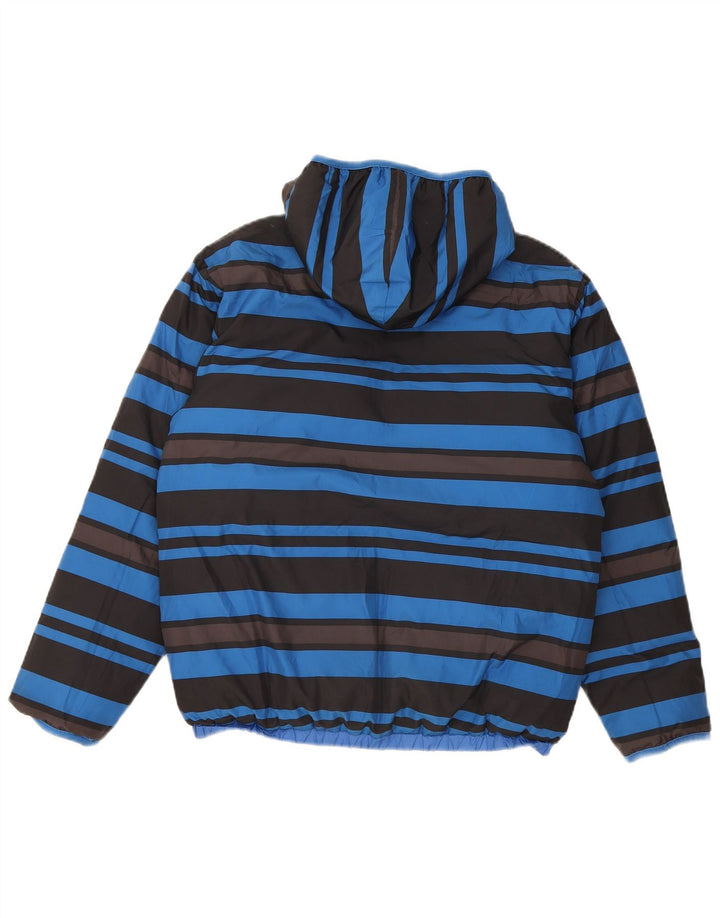 Jaqueta acolchoada reversível com capuz The North Face Boys 12-13 anos grande azul