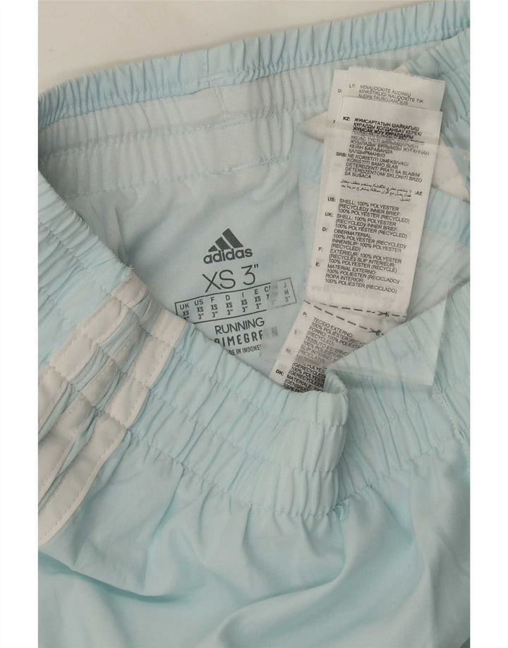 Shorts esportivos Primegreen feminino Adidas XS azul poliéster