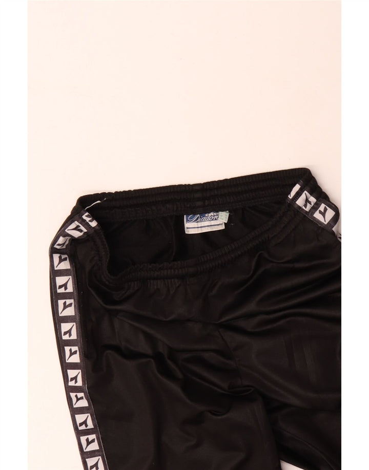 DIADORA feminino oversized gráfico completo agasalho Reino Unido 10 pequeno preto