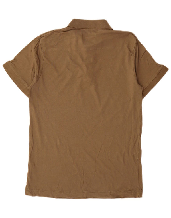 Camisa polo masculina French Connection algodão cáqui médio