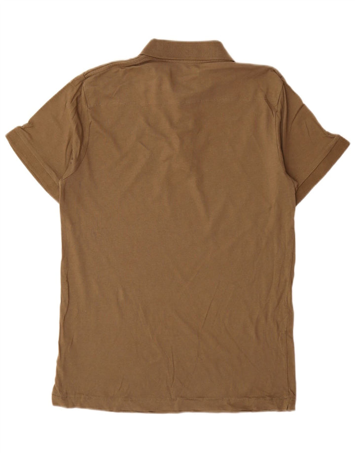 Camisa polo masculina French Connection algodão cáqui médio